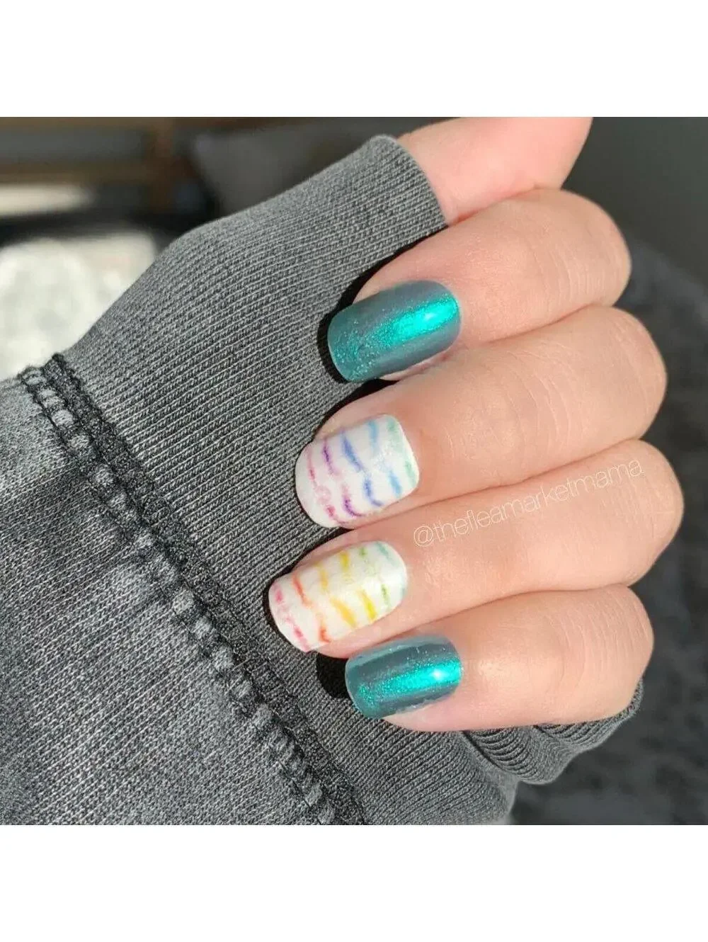 COLOR street nails hue do hue tie dye retired htf